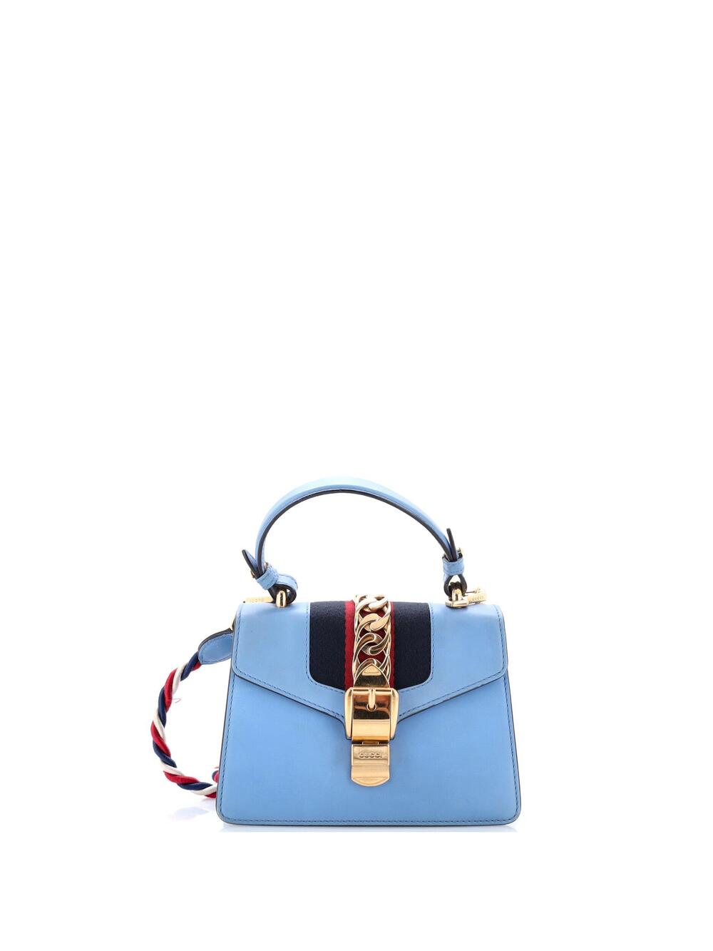 Gucci Sylvie Top Handle Bag Leather #351671G93B